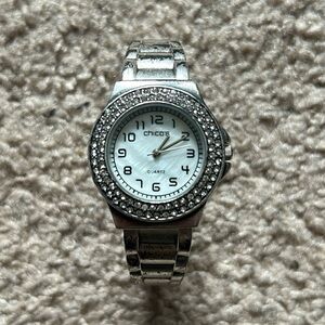 Chico’s women’s vintage bracelet watch‎ bangle fits a S/M sized wrist silver